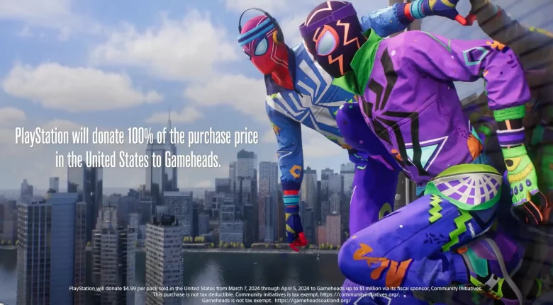 Insomniac Games launches new suit pack for Spider-Man 2, supports Gameheads charity